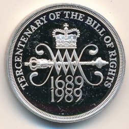 Великобритания 2 фунта 1989 год