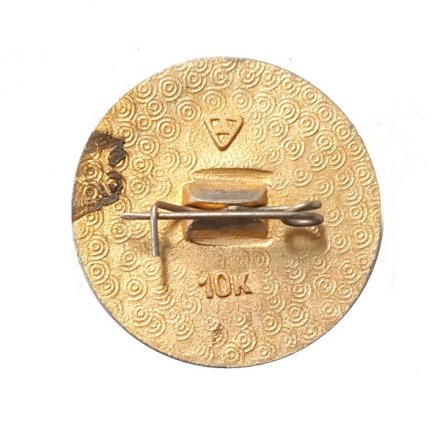 Значок В.И. Ленин, заливной, лак