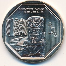 Перу 1 новый соль 2012 год - Кунтур-Уаси