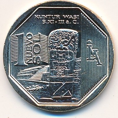 Перу 1 новый соль 2012 год - Кунтур-Уаси