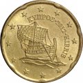 Кипр 20 евроцентов 2012 год - Судно «Кирения»