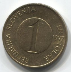 Словения 1 толар 1997 год