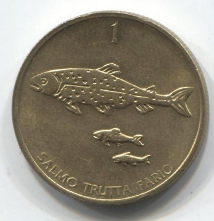 Словения 1 толар 1997 год