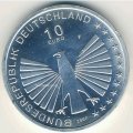 Германия 10 евро 2007 год - 50 лет Римскому договору