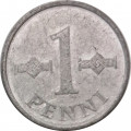 Финляндия 1 пенни 1972 год - Крест святого Иоанна