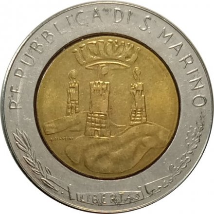 Сан-Марино 500 лир 1982 год - ФАО. Социальные достижения