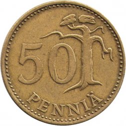 Финляндия 50 пенни 1973 год