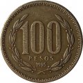 Чили 100 песо 1995 год