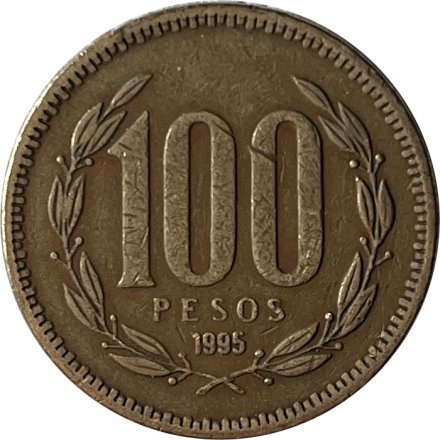 Чили 100 песо 1995 год