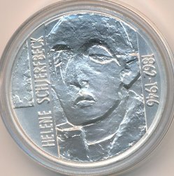 Финляндия 100 марок 1996 год - 50 лет со дня смерти Хелены Шерфбек