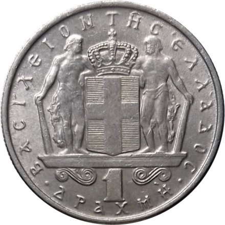 Греция 1 драхма 1967 год