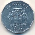 Ямайка 1 цент 1991 год