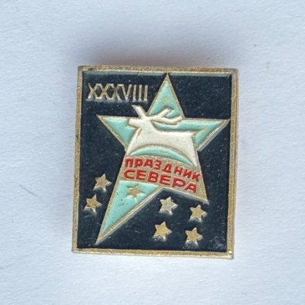Значок. 38 Праздник севера. Мурманск