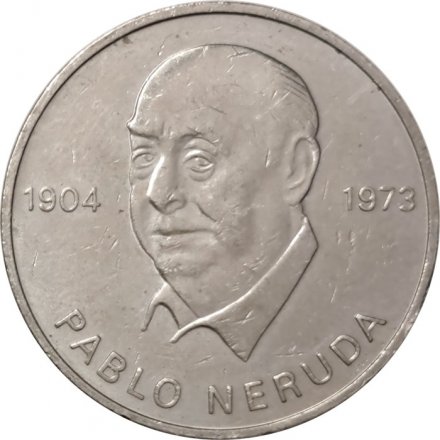 Жетон ГДР. Pablo Neruda. Пабло Неруда