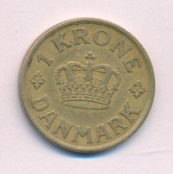Дания 1 крона 1931 год