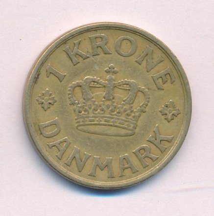 Дания 1 крона 1931 год