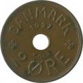 Дания 2 эре 1927 год - Король Кристиан X (HCN)