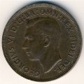 Австралия 1/2 пенни 1952 год - Король Георг VI
