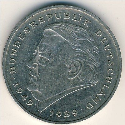 ФРГ 2 марки 1991 год