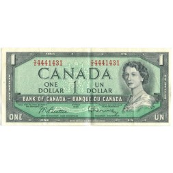 Канада 1 доллар 1954 (1961-1972) год - XF