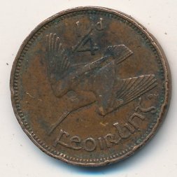 Ирландия 1 фартинг 1944 год