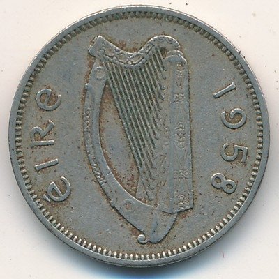 Ирландия 6 пенсов 1958 год