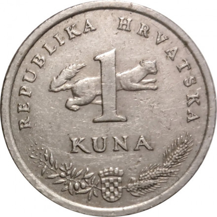 Хорватия 1 куна 2006 год - Соловей