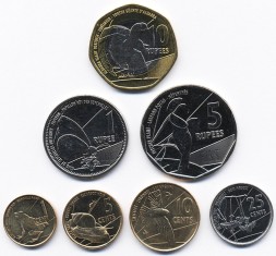 Набор из 7 монет Сейшелы 2016 год
