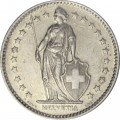 Швейцария 2 франка 1973 год
