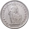 Швейцария 1/2 франка 1921 год