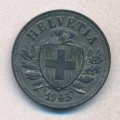 Швейцария 2 раппена 1943 год