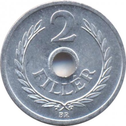 Венгрия 2 филлера 1950 год