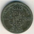 Швеция 1/16 риксдалера 1851 год