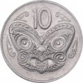 Новая Зеландия 10 центов 1974 год 