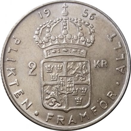 Швеция 2 кроны 1956 год