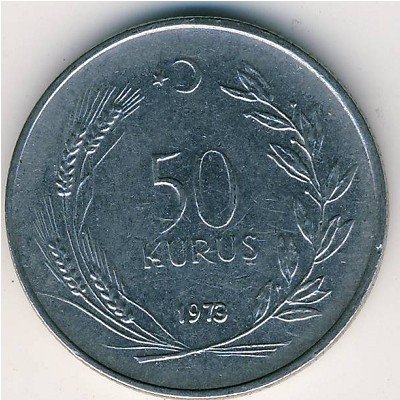 Турция 50 куруш 1979 год