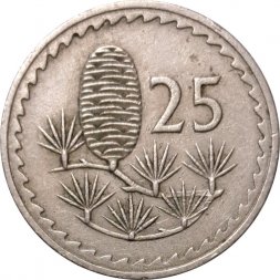Кипр 25 милей 1968 год