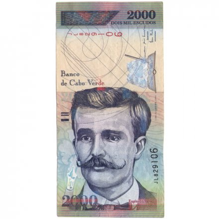 Кабо-Верде 2000 эскудо 1999 год - Евгенио Таварес VF