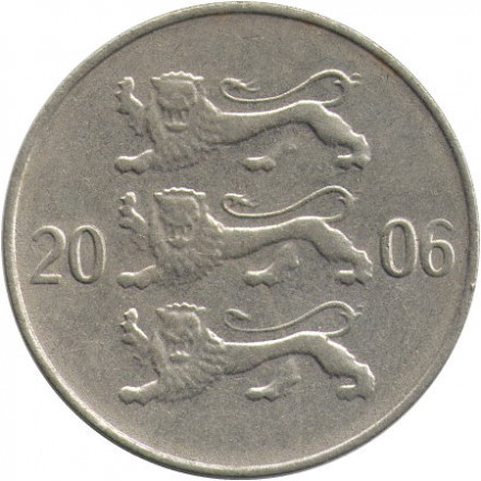Эстония 20 сентов 2006 год