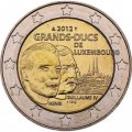 Люксембург 2 евро 2012 год - Великий герцог Вильгельм IV