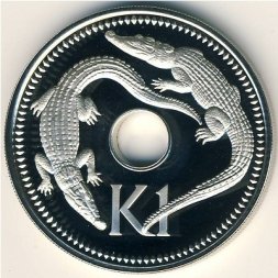 Папуа - Новая Гвинея 1 кина 1975 год