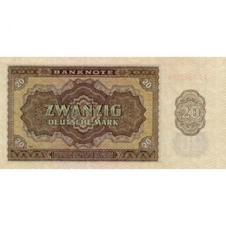 ГДР 20 марок 1948 год - UNC