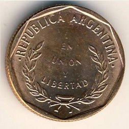 Аргентина 1 сентаво 1993 год