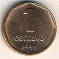 Аргентина 1 сентаво 1993 год