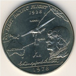 Монета Самоа 1 тала 1978 год