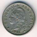 Аргентина 5 сентаво 1942 год
