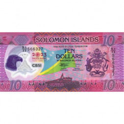Соломоновы острова 10 долларов 2023 год - 17-е Тихоокеанские игры UNC