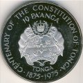 Тонга 10 паанга 1975 год