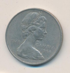 Гамбия 2 шиллинга 1966 год