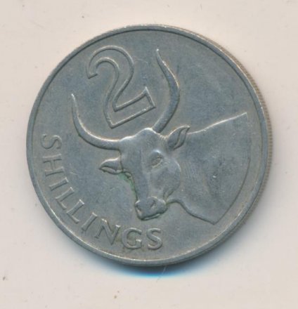 Гамбия 2 шиллинга 1966 год